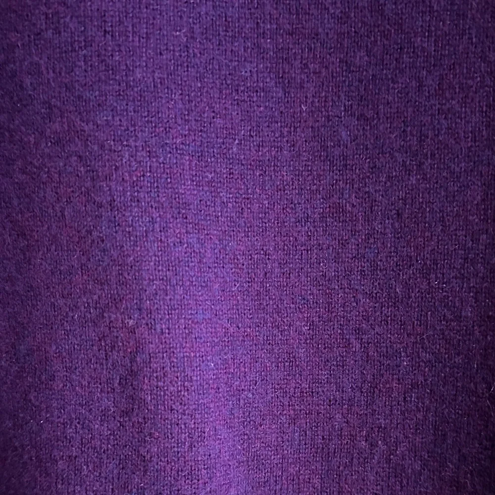 J. Crew Rich Purple Cashmere Sweater - Picture 4 of 5